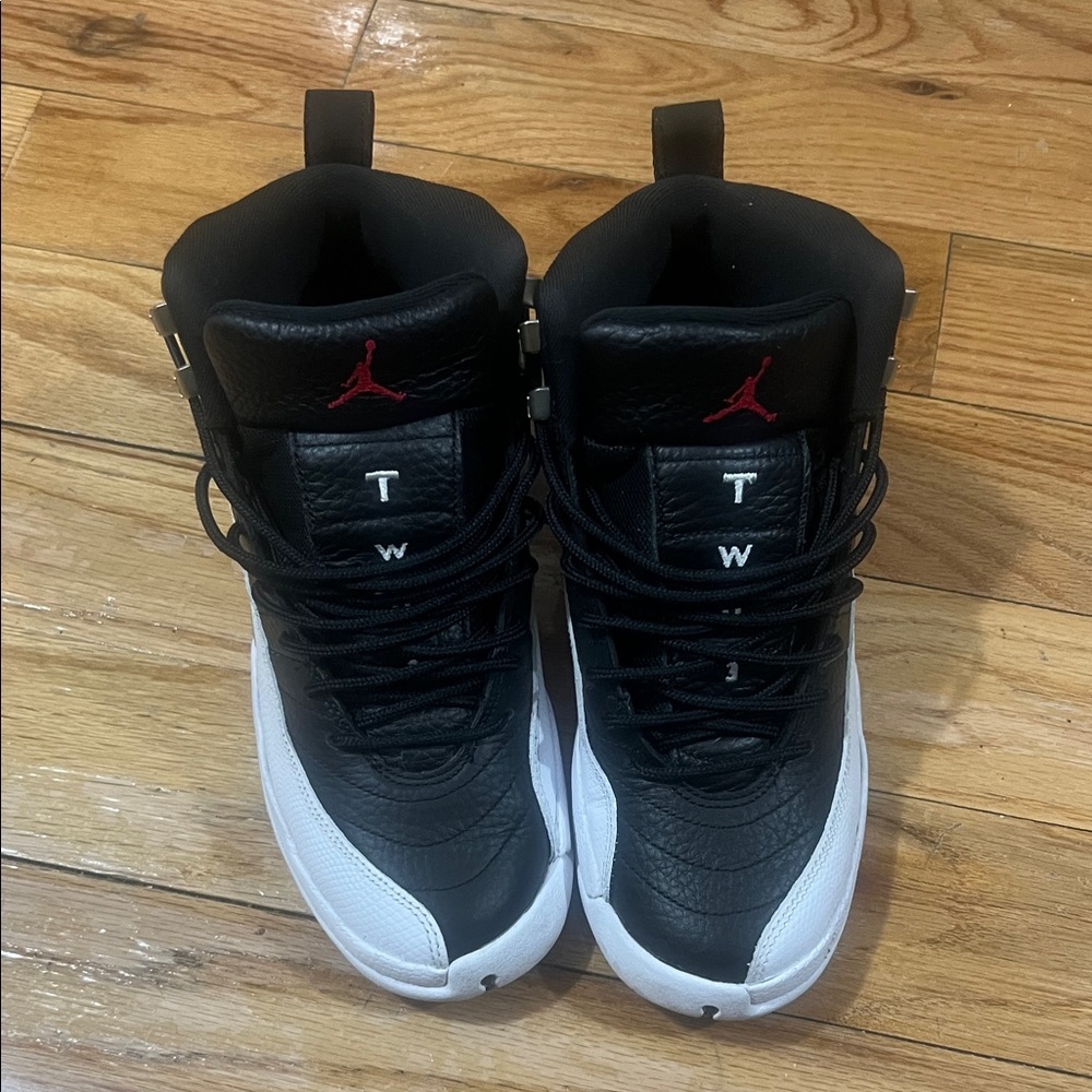 Black and White High-Top Sneakers